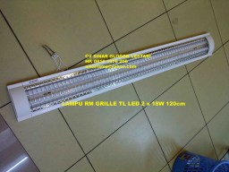 Lampu RM Grille TL LED 2 x 18W 120cm Merk OKASIWA